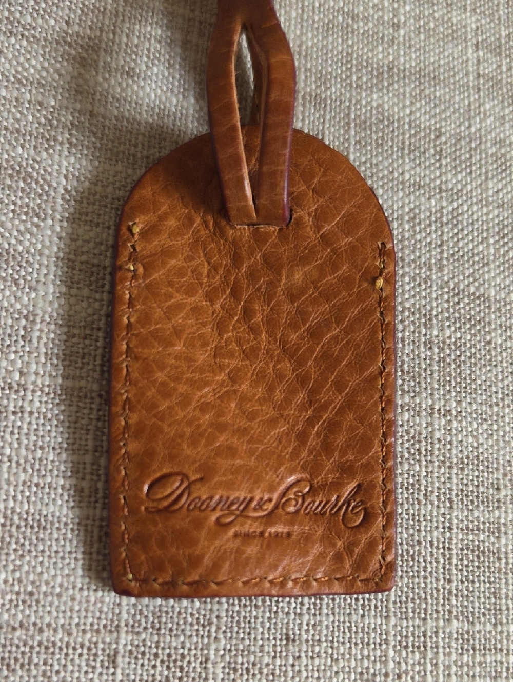 Dooney & Bourke Leather Bag Tag - Picture 7 of 7